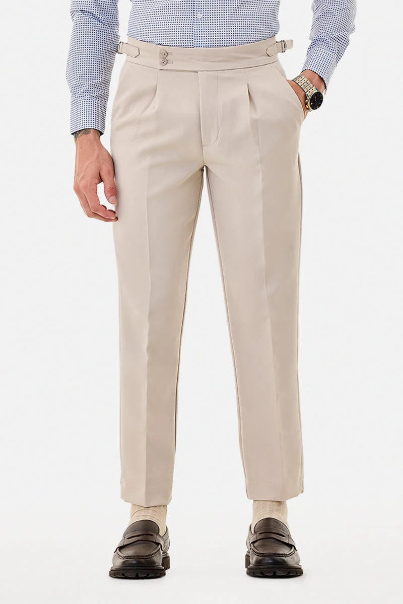 SNITCH Pleated Stretch Trousers